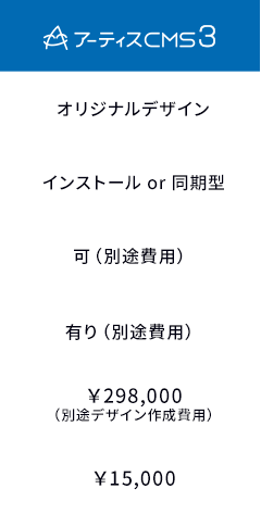 アーティスCMS3